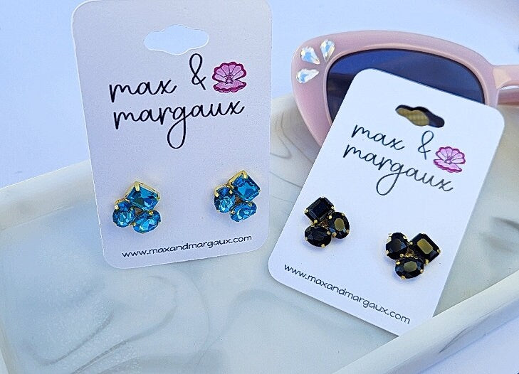 The Birdie Cluster Earring Studs