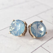 The Marisol Large Statement Stud in Blue Opal