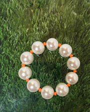 The OSU Oklahoma State Pretty Big Pearl Bracelet