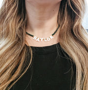 Baylor Bears Gameday Necklace - MOP Mother of Pearl Shell Letters