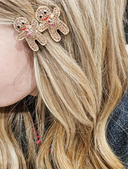 The Blingy Gingerbread Hair Clip