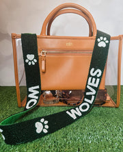 Edmond Santa Fe High School Gameday Purse Strap - Wolves