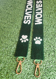 Edmond Santa Fe High School Gameday Purse Strap - Wolves