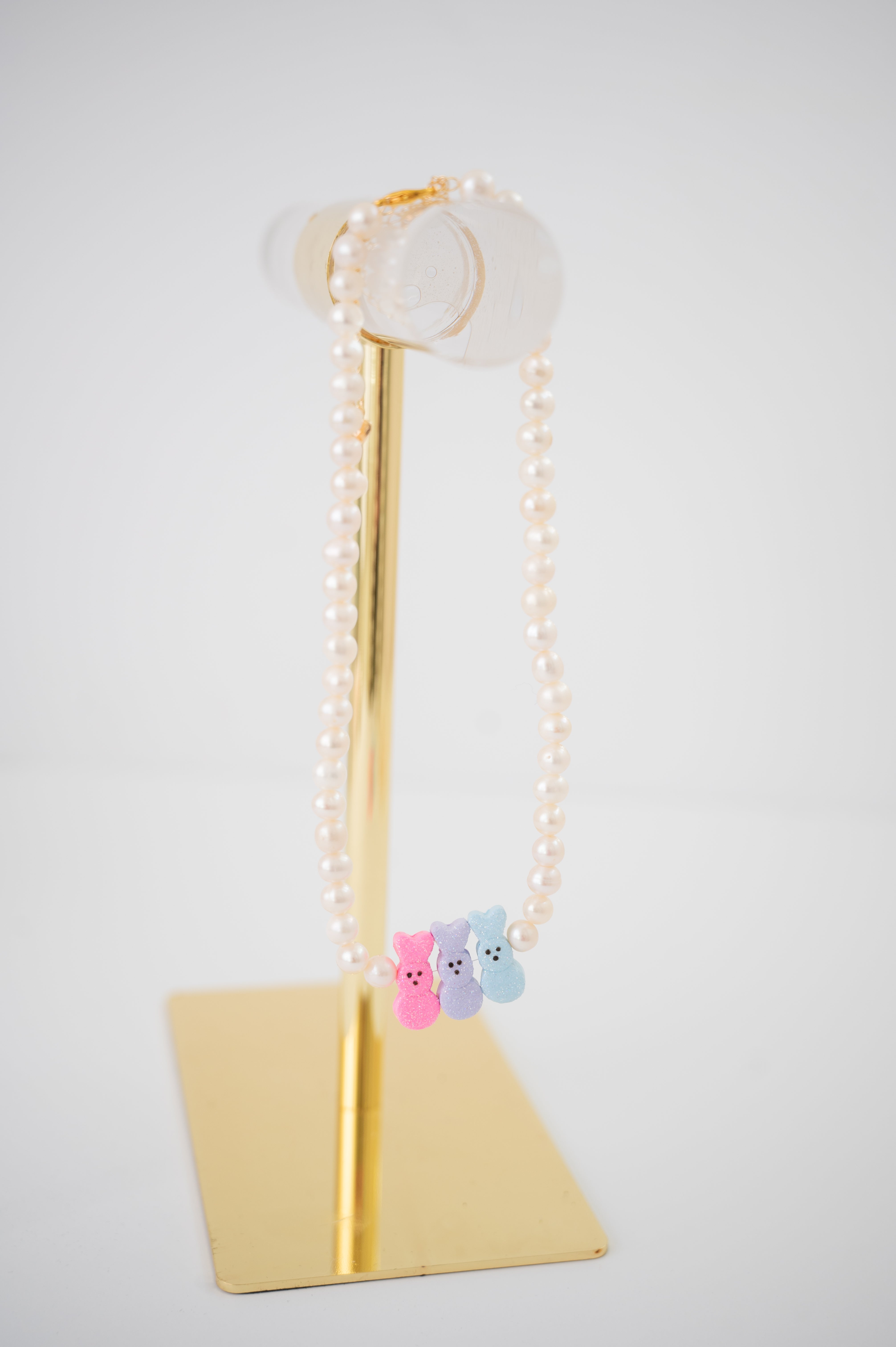 Peeps Easter Authentic Freshwater Pearls Necklace