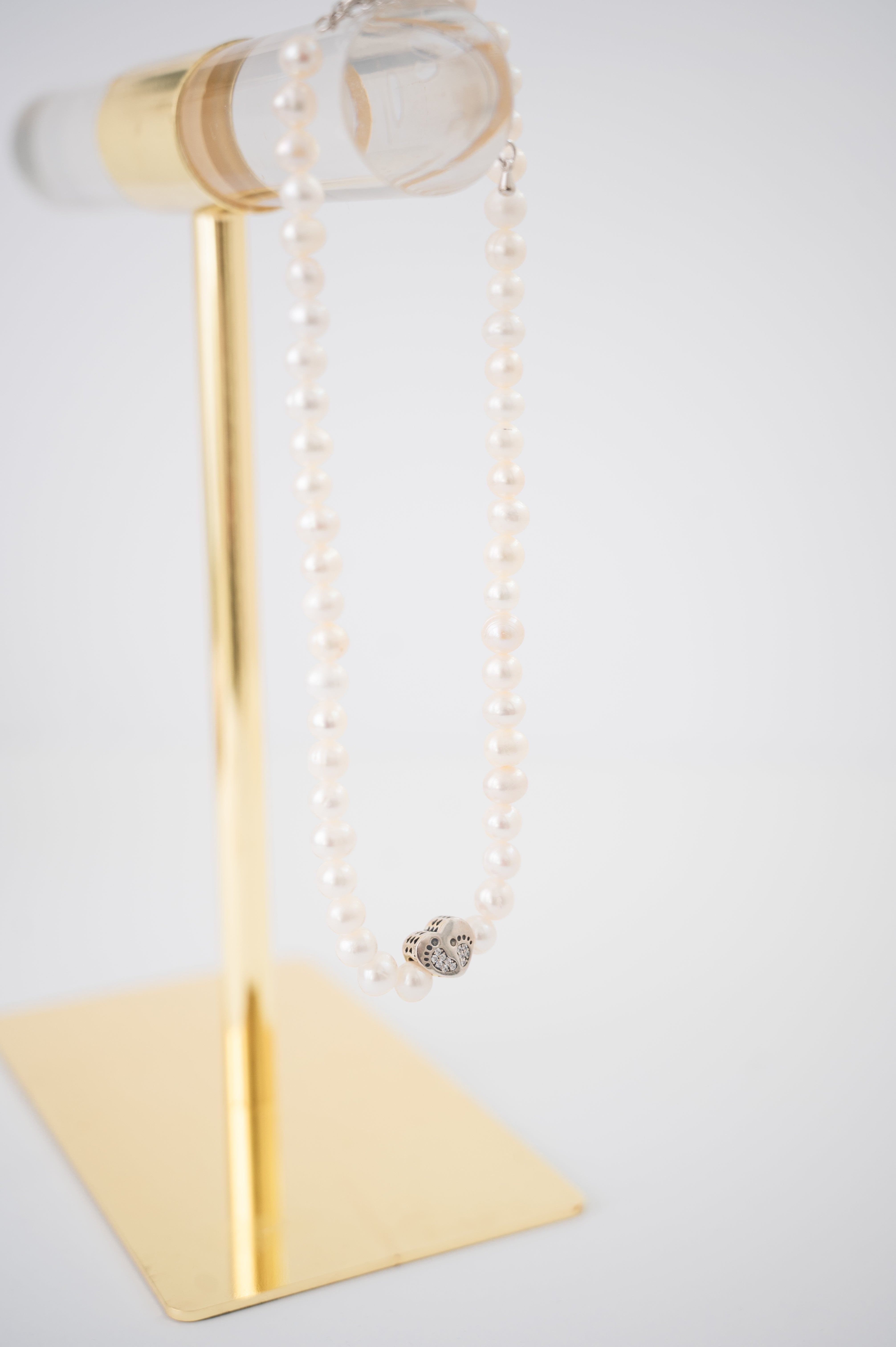 The Forever Imprinted on Our Hearts Authentic Freshwater Pearl Necklace - Perfect for Baby Showers and Expecting Moms