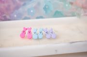 Easter Peeps Realistic Polymer Stud Earrings