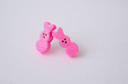 Easter Peeps Realistic Polymer Stud Earrings